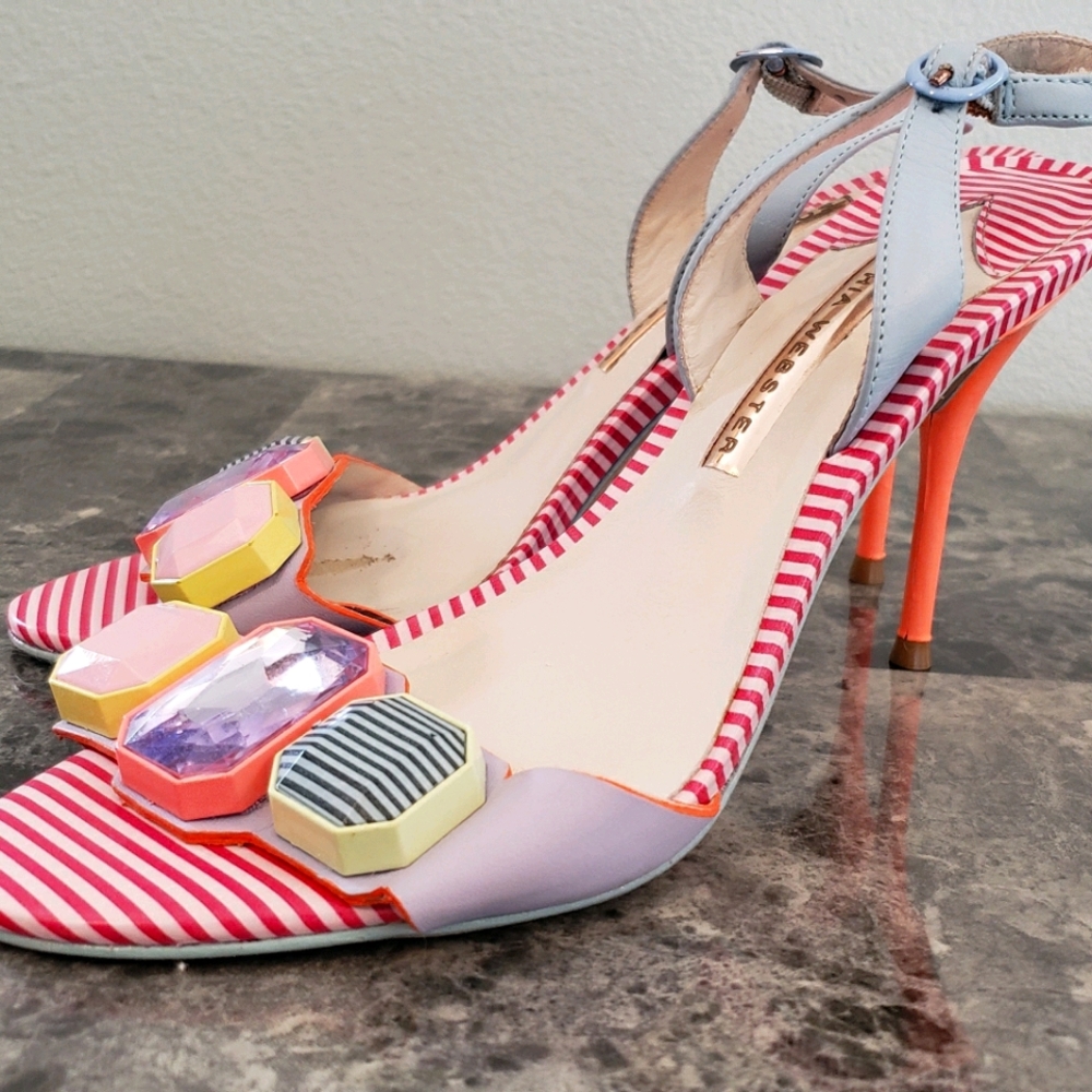 Sophia Webster Jemima Jeweled Heels